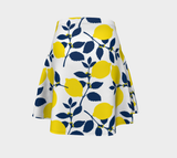 Lemony Fresh Flare Skirt - Objet D'Art