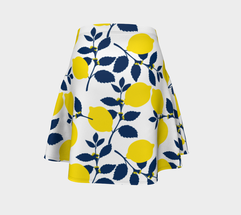 Lemony Fresh Flare Skirt - Objet D'Art