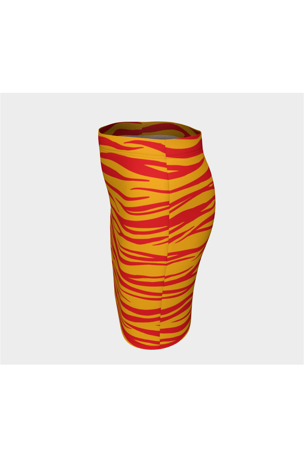 Tabby Cat Fitted Skirt - Objet D'Art
