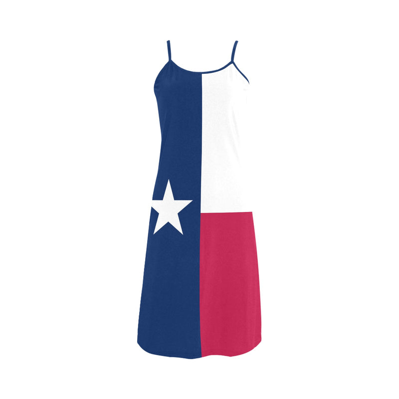 tex flag lone star bottom Alcestis Slip Dress (Model D05) - Objet D'Art