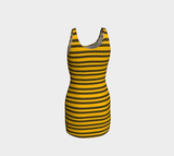 Grave Concept Bodycon Dress - Objet D'Art