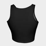 Black Athletic Crop Top - Objet D'Art