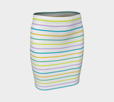 Striped Fitted Skirt - Objet D'Art