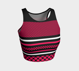 Striped Athletic Crop Top - Objet D'Art