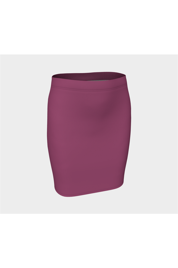 Berry Blush Fitted Skirt - Objet D'Art