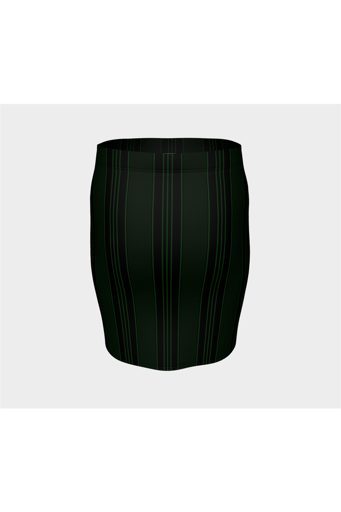 Vintage Striped Cheer Fitted Skirt - Objet D'Art