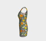 Floral Matrxi Bodycon Dress - Objet D'Art