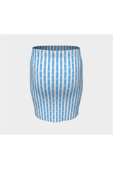 Live Laugh Love Fitted Skirt - Objet D'Art