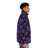 Men's Puffer Jacket (AOP) - Objet D'Art