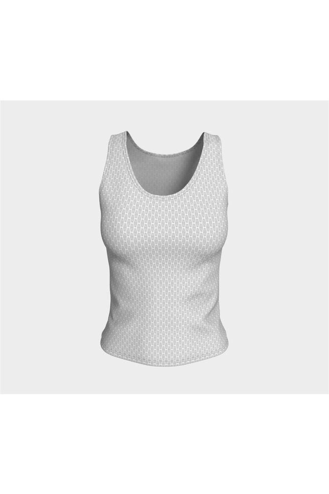 Geo Illusion Fitted Tank Top - Objet D'Art