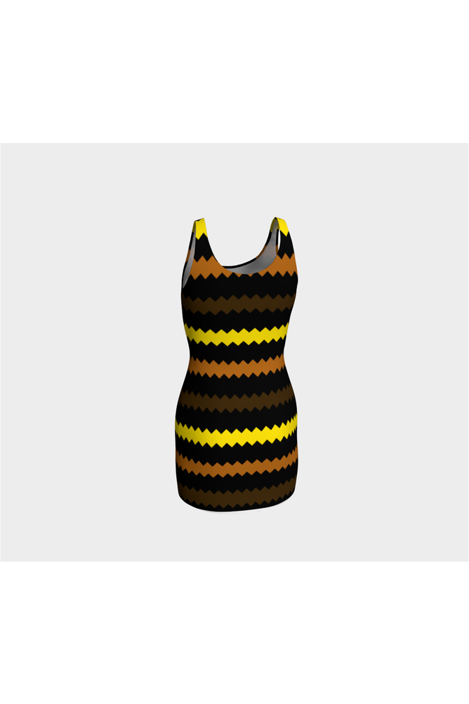 Autumn Waves Body-con Dress - Objet D'Art Online Retail Store