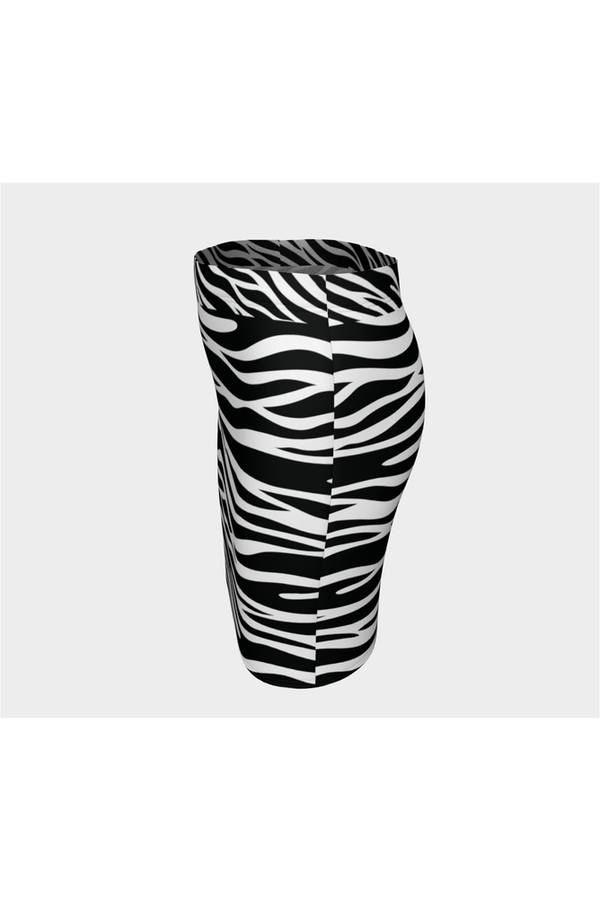 Zebra Print Fitted Skirt - Objet D'Art