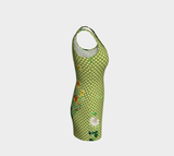 Floral Meadow Bodycon Dress - Objet D'Art