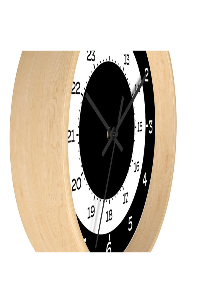 MILITARY TIME - 12-HOUR FORMAT LARGE Wall clock - Objet D'Art