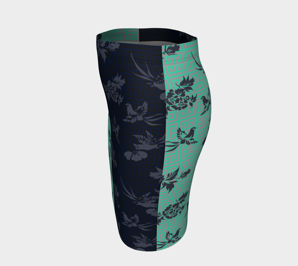 East Meets West Fitted Skirt - Objet D'Art