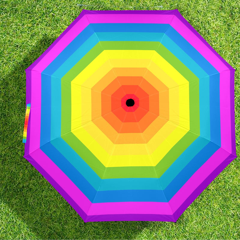 colored print spectrum Semi-Automatic Foldable Umbrella (Model U12) - Objet D'Art