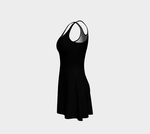 Black Flare Dress - Objet D'Art