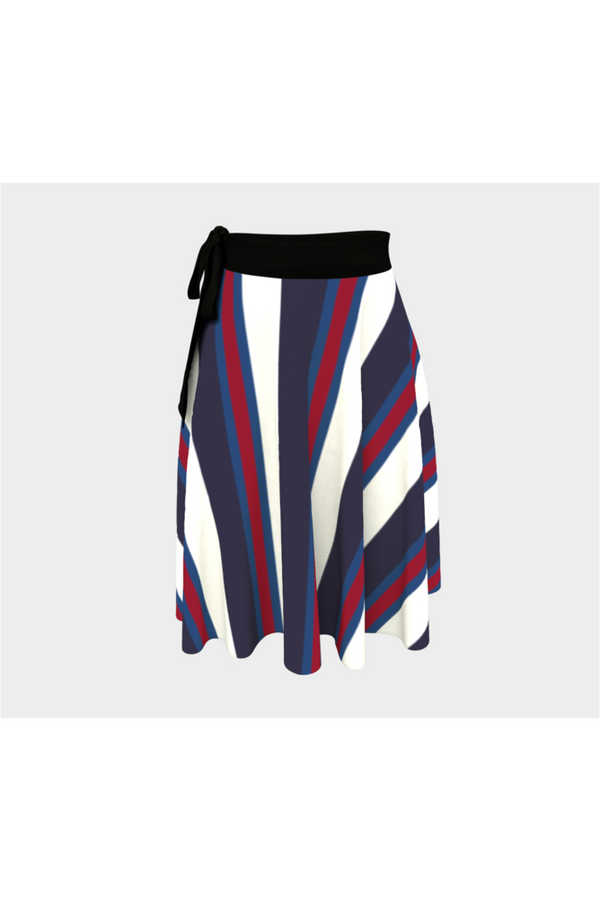 Anaglyph Striped Wrap Skirt - Objet D'Art