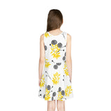 Girls' Sleeveless Sundress (AOP) - Objet D'Art