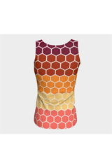 Honey Comb Fitted Tank Top - Objet D'Art