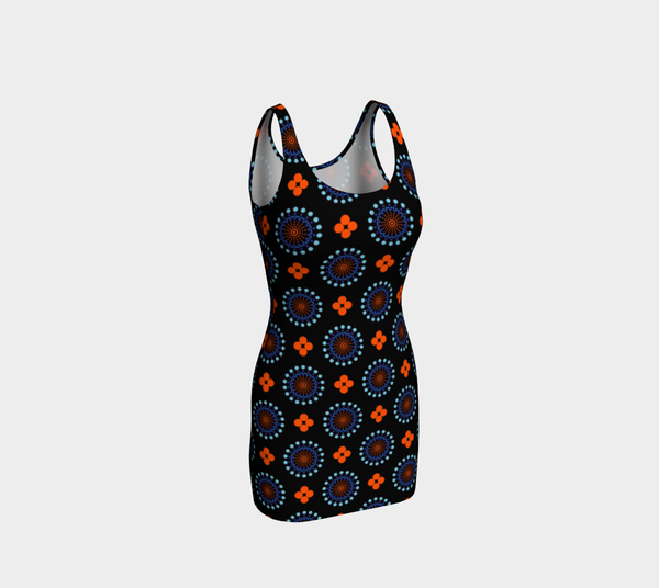 Wheels of Fortune Bodycon Dress - Objet D'Art