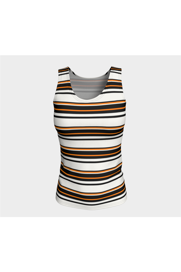 Striped Fitted Tank Top - Objet D'Art