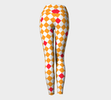 Harlequin Heights Yoga Leggings - Objet D'Art