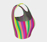 Striped Athletic Crop Top - Objet D'Art