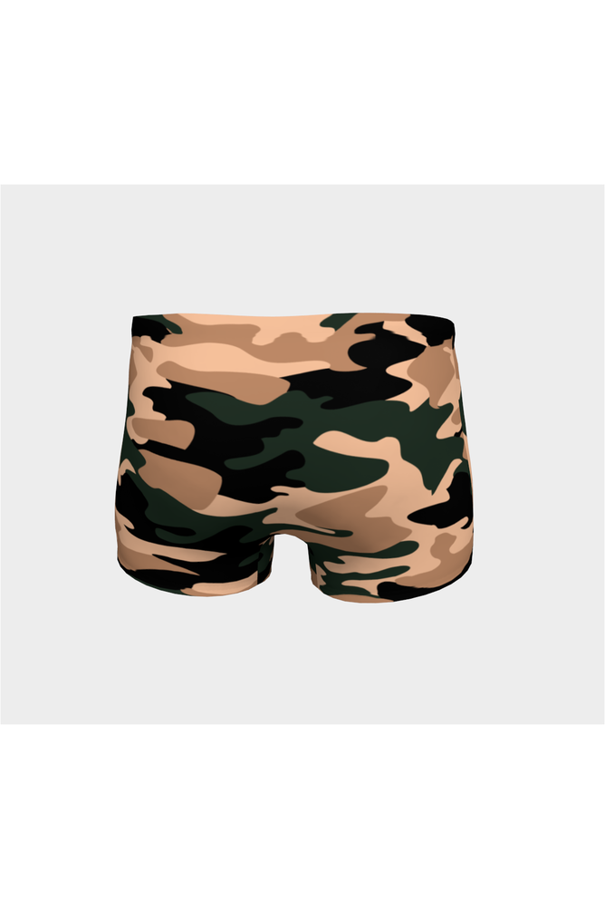 Nude Tone Camouflage Shorts - Objet D'Art