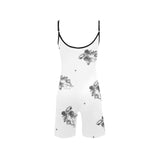 cheribum m kemp print Women's Short Yoga Bodysuit - Objet D'Art