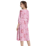 Boat Neck Belted Flared Dress - Objet D'Art