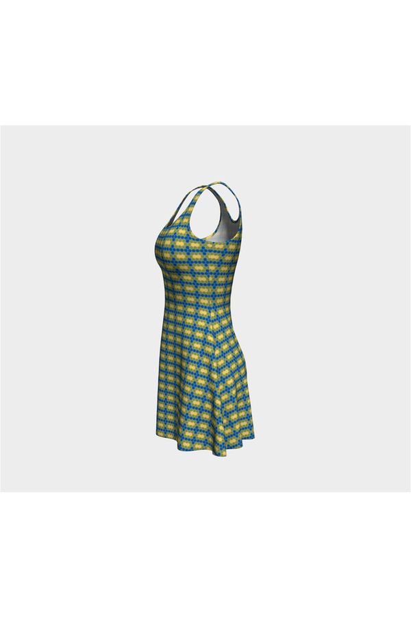 Pepper Stem Green Honeycomb Dress - Objet D'Art