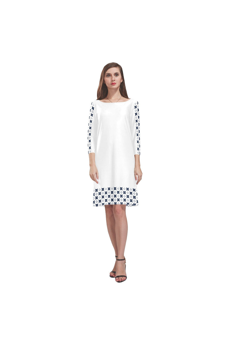 Royalty Rhea Loose Round Neck Dress - Objet D'Art