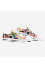 The Siesta by Gaughin Unisex Low Top Canvas Shoes - Objet D'Art