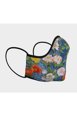 Flowers on Snakeskin Face Covering - Objet D'Art