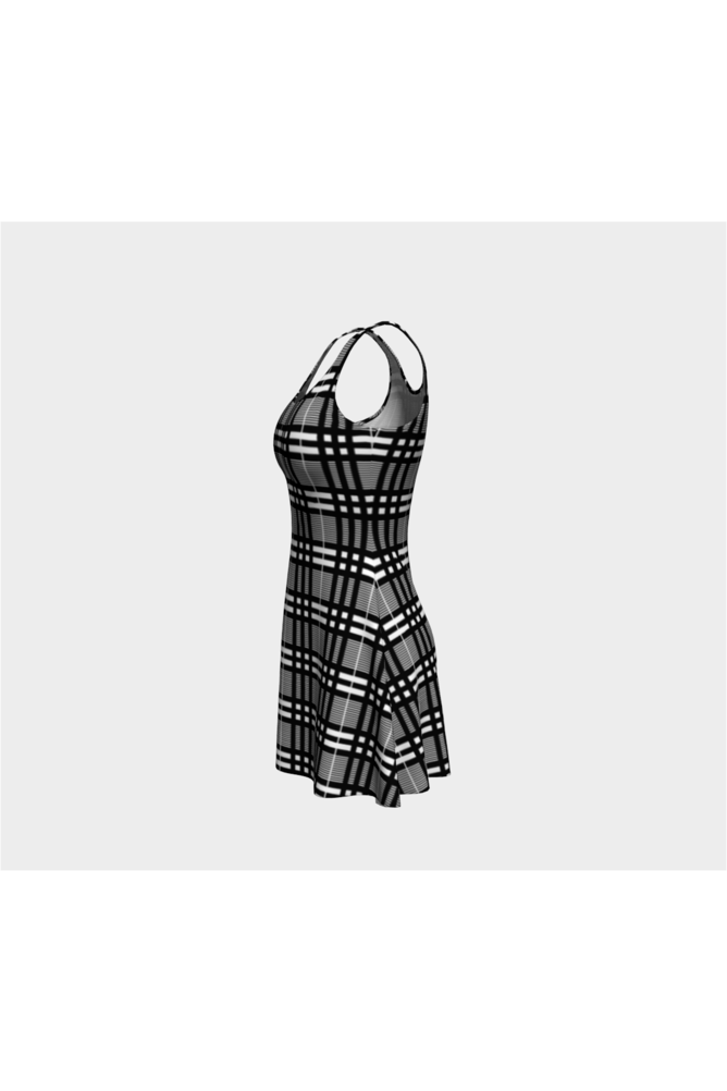 Plaid Flare Dress - Objet D'Art