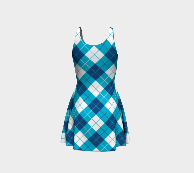 Tartan Flare Dress - Objet D'Art