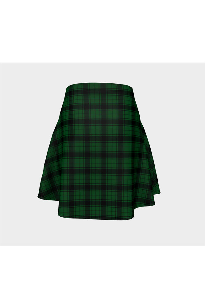 Hunters Green Plaid Flare Skirt - Objet D'Art