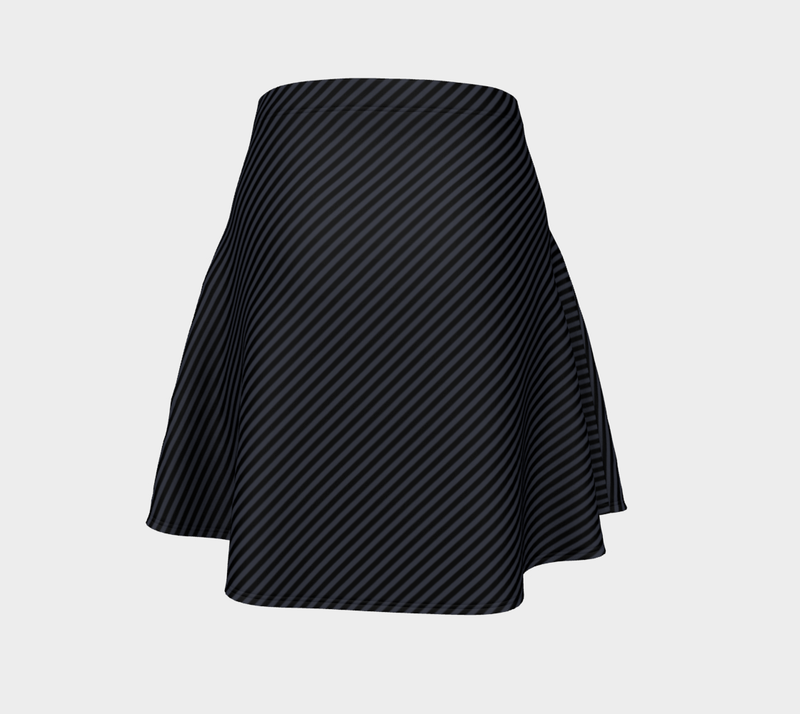 Striped Flare Skirt - Objet D'Art