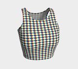 Vintage View Athletic Crop Top - Objet D'Art