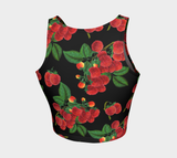 Colossal Raspberry Athletic Crop Top - Objet D'Art