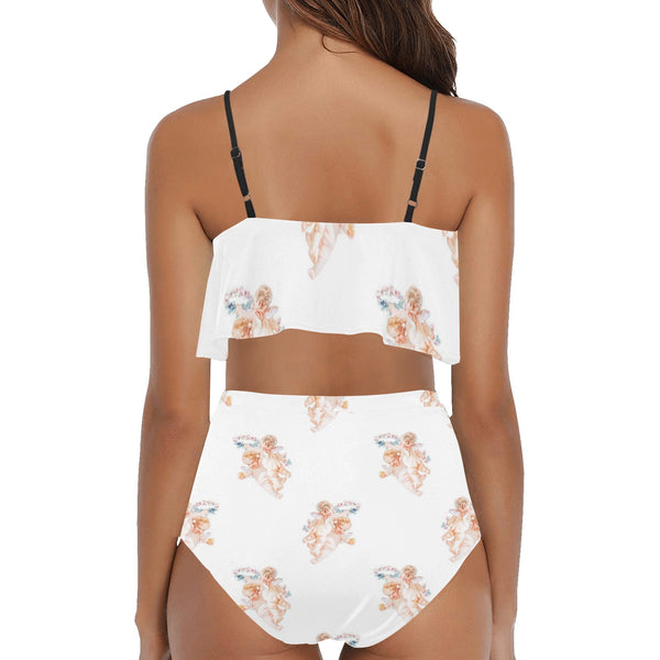 cheribum aloft smaller High Waisted Ruffle Bikini Set (Model S13) - Objet D'Art