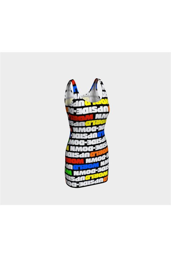 Upside-Down World Bodycon Dress - Objet D'Art
