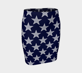 Stars Fitted Skirt - Objet D'Art