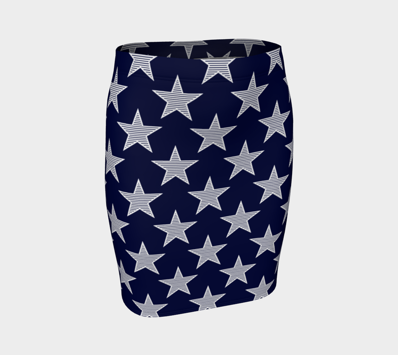 Stars Fitted Skirt - Objet D'Art