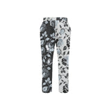 selenium gray print 4 Men's All Over Print Casual Trousers (Model L68) - Objet D'Art
