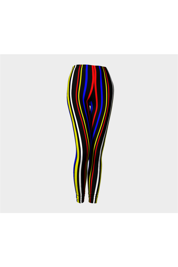 Multi color Stripe Leggings - Objet D'Art