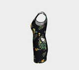 Floral Bodycon Dress - Objet D'Art