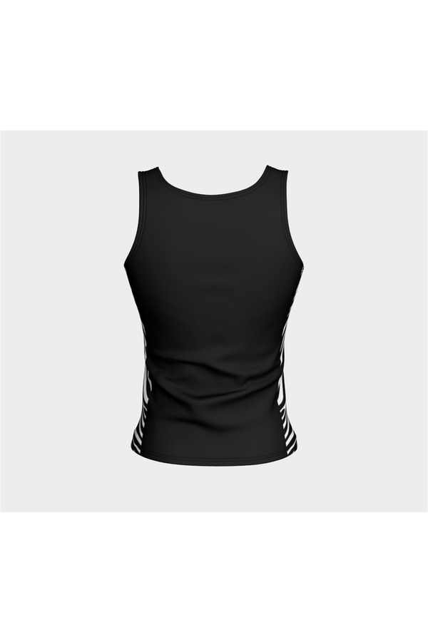 Zebra Print Athletic Top - Objet D'Art