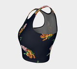 Floral Athletic Crop Top - Objet D'Art